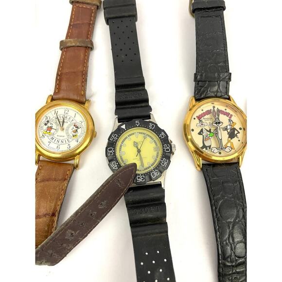Lot Of 24 Vintage Assorted Watches For Repair Need New Batteries Untested Modern - Picture 11 of 13